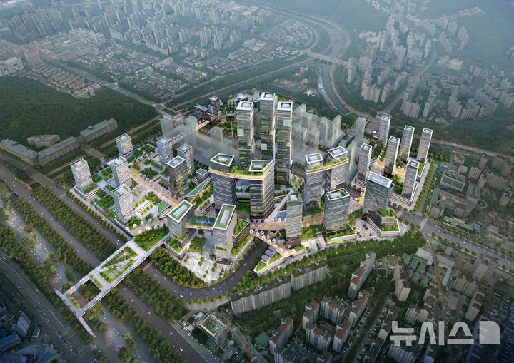 [성남=뉴시스] 성남시 오리역세권 제4테크노밸리 조감도 (사진=성남시 제공) 2025.09.03.photo@newsis.com