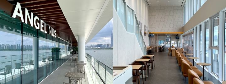 [서울=뉴시스] 엔제리너스 르엘캐슬갤러리점. (사진=롯데GRS 제공) *재판매 및 DB 금지