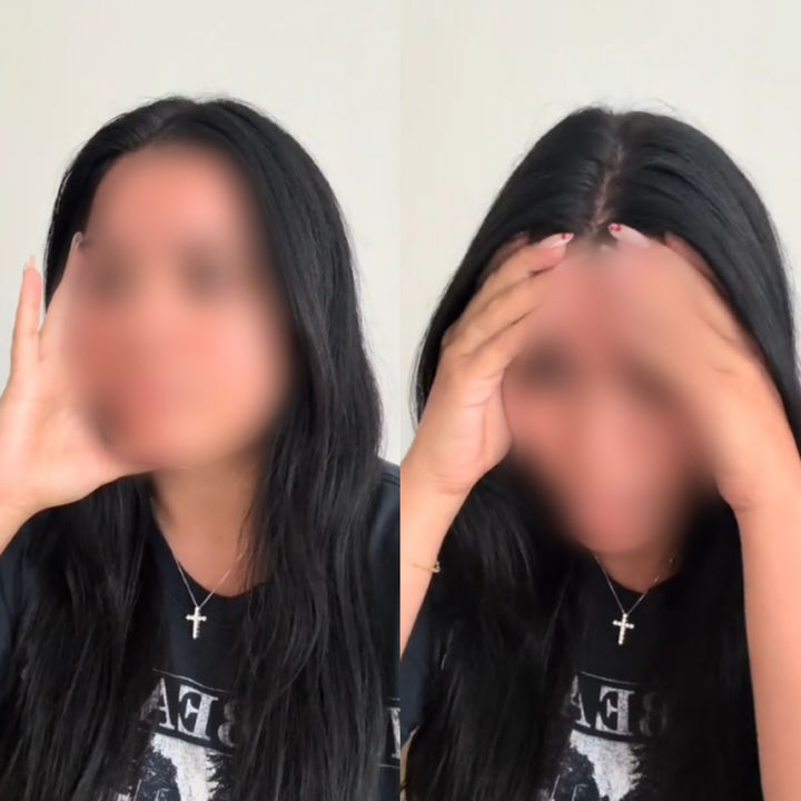 [서울=뉴시스] 나바로가 왁싱숍에서의 피해를 고백하는 영상. (사진 = 틱톡 갈무리) 2025.09.03. *재판매 및 DB 금지