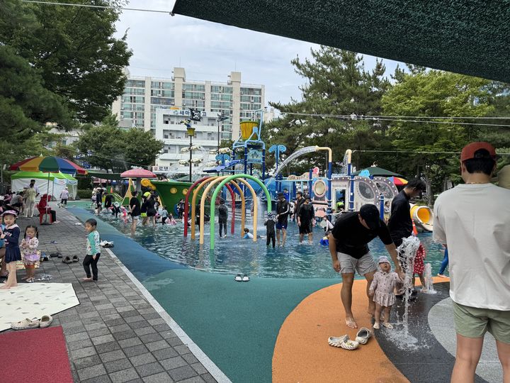 [울산=뉴시스] 울산 남구가 공원 물놀이장 4곳 운영을 마무리했다. (사진=울산 남구 제공) 2025.09.03. photo@newsis.com *재판매 및 DB 금지