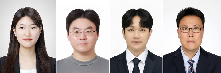 [서울=뉴시스] (왼쪽부터) 성신여대 청정신소재공학과 이지연 연구생, 이세현 교수, 한국과학기술연구원(KIST) 연구팀 박재현 박사과정, 유성종 박사. (사진=성신여대 제공) 2025.09.03. photo@newsis.com *재판매 및 DB 금지