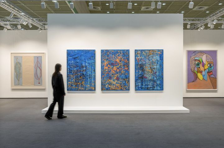 프리스서울에 참가한 하우저앤워스 갤러리의 미국 작가 마크 브래드포드의 작품이 한화 62억원에 팔렸다. *재판매 및 DB 금지