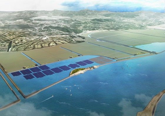 새만금 일대 전경. (사진=신성이엔지) *재판매 및 DB 금지