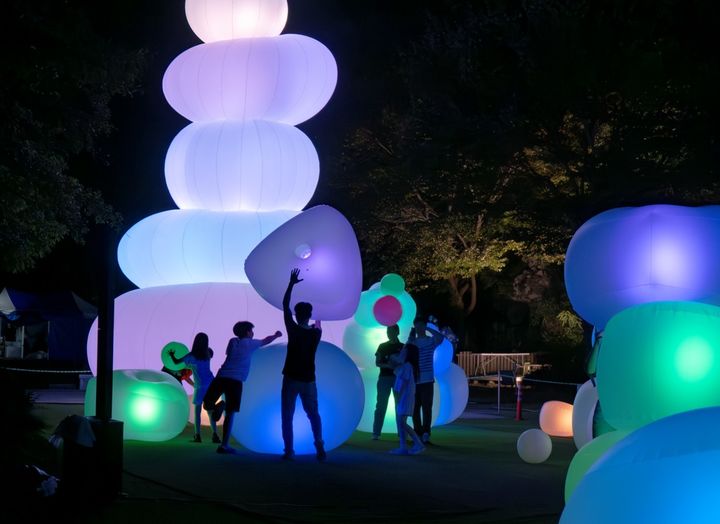 [수원=뉴시스] 오르빛 워터파고다 체험 모습. (사진=경기도 제공) 2025.09.04. photo@newsis.com *재판매 및 DB 금지