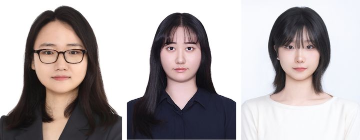 [서울=뉴시스] (왼쪽부터) 성신여대 화학·에너지융합학부 박소현 교수, 박지우, 임은지 연구원(현 성신여대 일반대학원 화학과 석사과정 신입생). (사진=성신여대 제공) 2025.09.04. photo@newsis.com&nbsp; *재판매 및 DB 금지