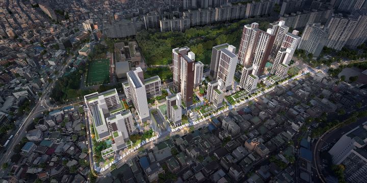 [서울=뉴시스] 현대건설이 짓는 '힐스테이트 이수역센트럴' 조감도. 2025.09.04. (자료=현대건설 제공) photo@newsis.com *재판매 및 DB 금지