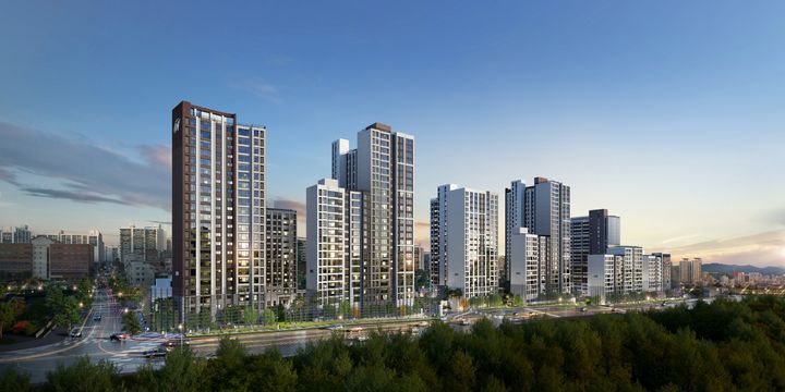 [서울=뉴시스] 현대건설이 짓는 '힐스테이트 이수역센트럴' 투시도 2025.09.04. (자료=현대건설 제공) photo@newsis.com *재판매 및 DB 금지