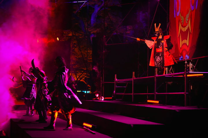 [진주=뉴시스] 실경역사뮤지컬 '의기 논개' 공연. (사진=진주문화관광재단 제공) 2025.09.04. photo@newsis.com *재판매 및 DB 금지