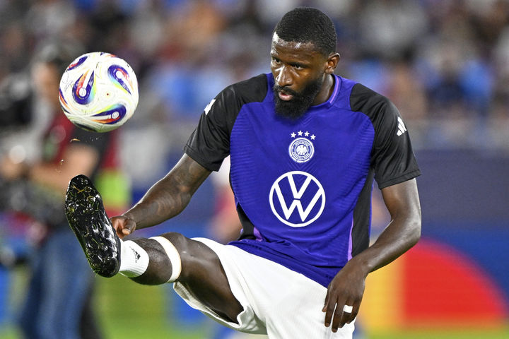 [브라티슬라바=AP/뉴시스]레알 마드리드 센터백 뤼디거. 2025.09.04.