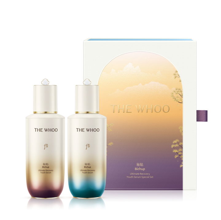 [서울=뉴시스] LG생활건강은 자사 럭셔리 코스메틱 브랜드 '더후'가 고효능 안티에이징 화장품 '비첩 자생 에센스'의 스페셜 에디션을 출시했다고 5일 밝혔다.(사진=LG생활건강 제공) *재판매 및 DB 금지