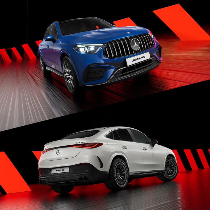 [서울=뉴시스] 메르세데스-AMG GLC 43 4MATIC 및 메르세데스-AMG GLC 43 4MATIC 쿠페. (사진=메르세데스-벤츠 코리아 제공) photo@newsis.com *재판매 및 DB 금지