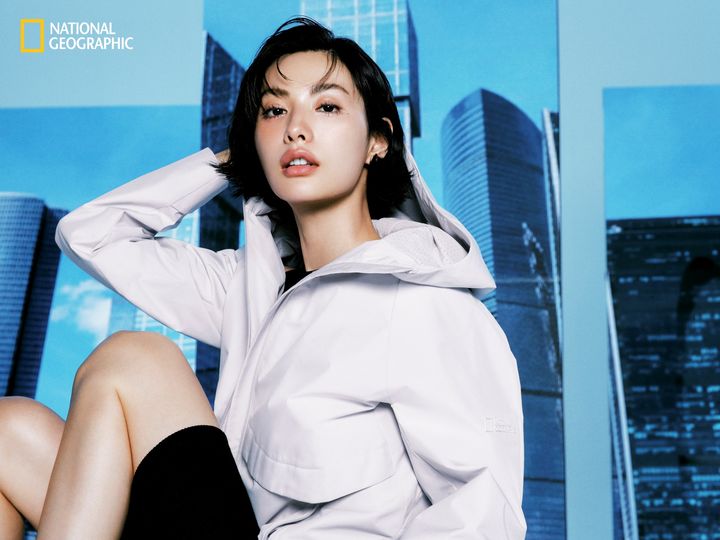 [서울=뉴시스] 내셔널지오그래픽 어패럴, 배우 나나 함께한 캠페인 화보 공개.(사진=내셔널지오그래픽 어패럴 제공) *재판매 및 DB 금지