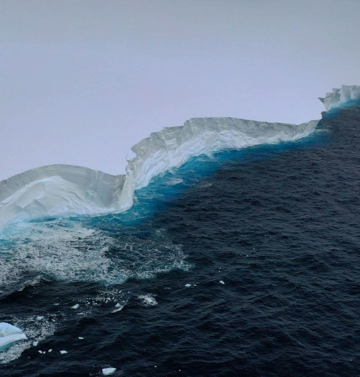 [뉴시스] 지난 2024년 1월에 촬영한 'A23a'의 모습. 2025.09.05. (사진=영국 남극 조사국의 인스타그램 캡처). *재판매 및 DB 금지