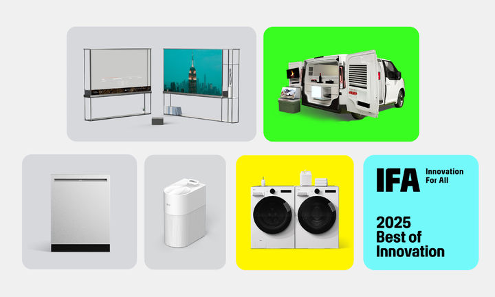 [베를린=뉴시스]LG전자는 올해 IFA 2025 시상식에서 총 17개의 상을 수상했다. (사진=LG전자 제공) photo@newsis.com *재판매 및 DB 금지