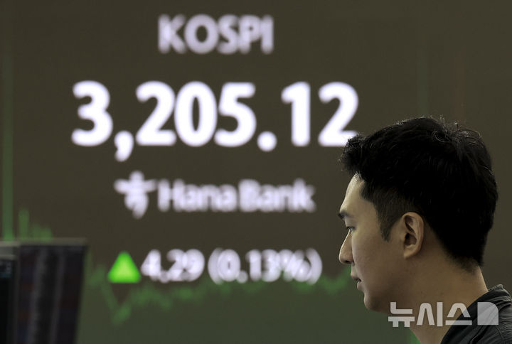 [서울=뉴시스] 정병혁 기자 = 5일 서울 중구 하나은행 딜링룸에서 직원들이 업무를 보고 있다.코스피는 전 거래일(3200.83)보다 4.29포인트(0.13%) 오른 3205.12에, 코스닥 지수는 전 거래일(805.42)보다 5.98포인트(0.74%) 상승한 811.40에 거래를 종료했다.서울 외환시장에서 원·달러 환율은 전 거래일(1392.5원)보다 1.5원 내린 1391.0원에 주간 거래를 마감했다. 2025.09.05. jhope@newsis.com