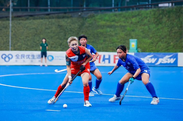 [서울=뉴시스] 2025 여자 아시아컵에 출전한 여자 하키 대표팀의 천은비. (사진=대한하키협회 제공) *재판매 및 DB 금지