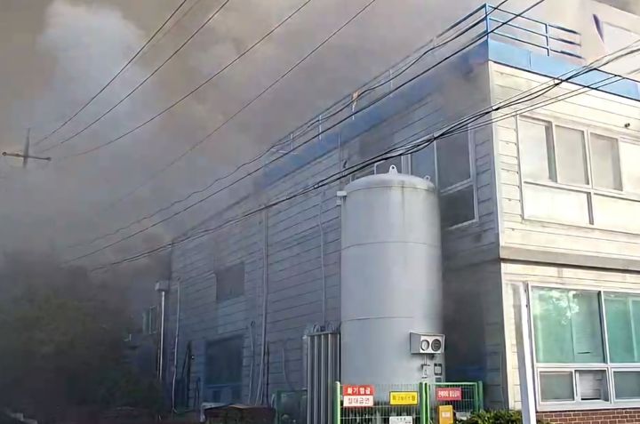 [안성=뉴시스] 화재 현장. (사진=경기도소방재난본부 제공) 2025.09.06. photo@newsis.com *재판매 및 DB 금지