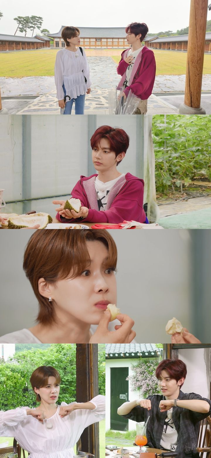 [서울=뉴시스] 넷플릭스 예능물 '장도바리바리'에 제로베이스원(ZEROBASEONE) 장하오가 다섯 번째 게스트로 출연한다. (사진=넷플릭스 예능물 '장도바리바리' 제공) 2025.09.06. photo@newsis.com *재판매 및 DB 금지