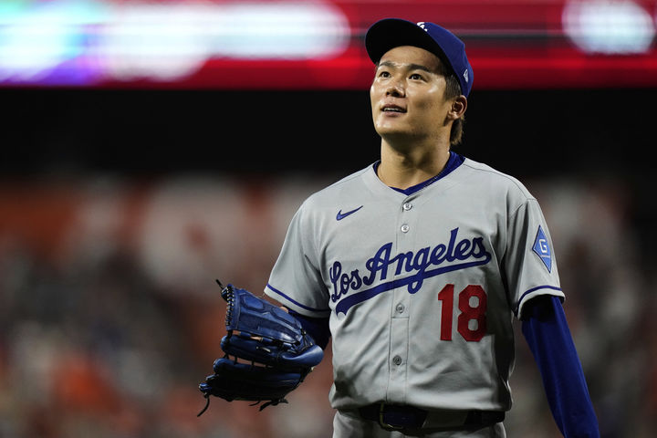 [볼티모어=AP/뉴시스] 메이저리그(MLB) LA 다저스의 야마모토 요시노부. 2025.09.07