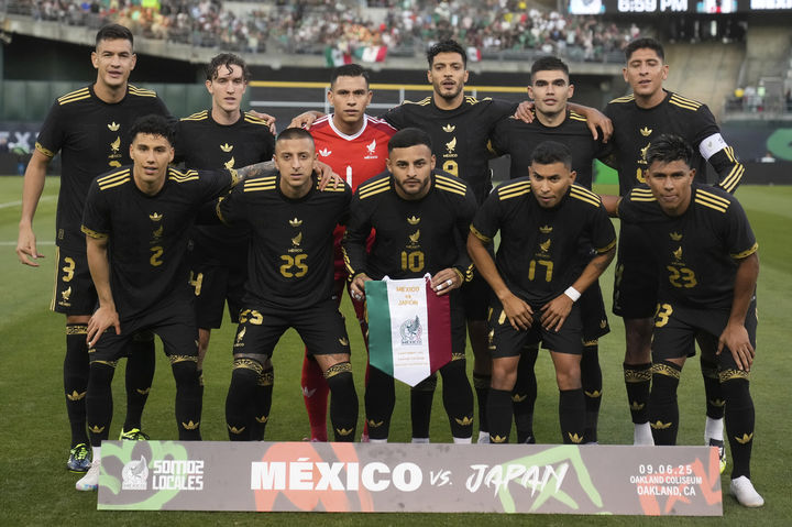 [오클랜드=AP/뉴시스] 멕시코 축구 국가대표팀. 2025.09.06.