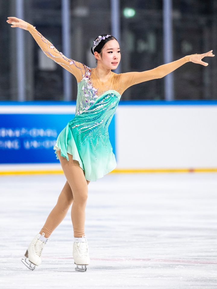 [서울=뉴시스]피겨 여자싱글 기대주 윤서진. (사진=ISU 소셜미디어 캡처) 2025.09.07. photo@newsis.com *재판매 및 DB 금지