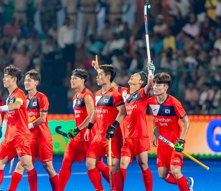 [서울=뉴시스] 한국 하키 대표팀. (사진=대한하키협회 제공) *재판매 및 DB 금지