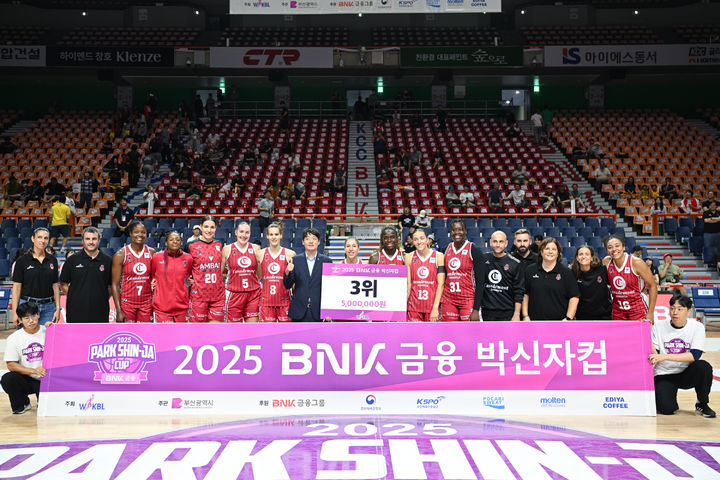 [서울=뉴시스] 박신자컵에 참가한 스페인 사라고사. (사진=WKBL 제공) *재판매 및 DB 금지