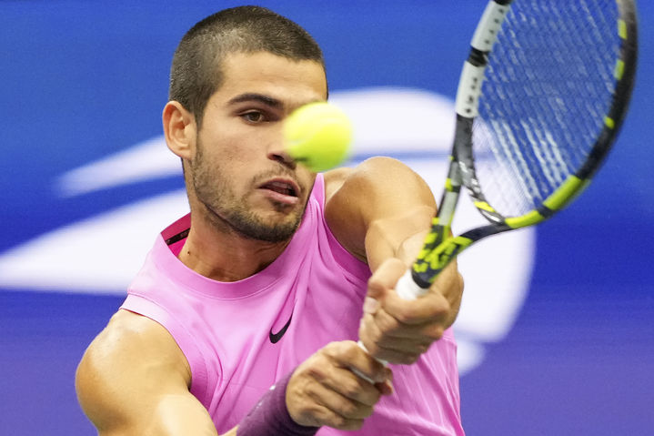 [뉴욕=AP/뉴시스]알카라스, 신네르 꺾고 US오픈 테니스 정상. 2025.09.07.