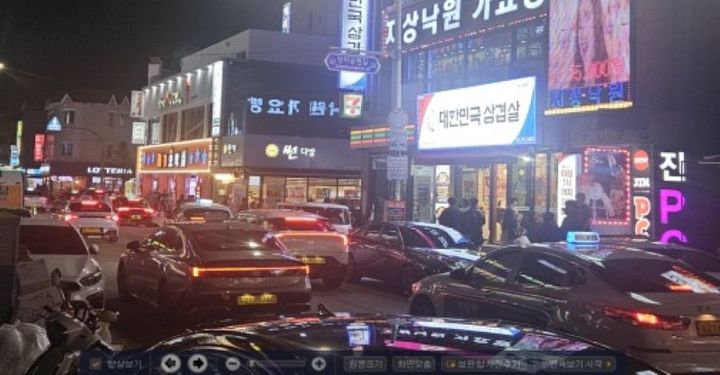 원주시 장미공원길 택시승강장. *재판매 및 DB 금지