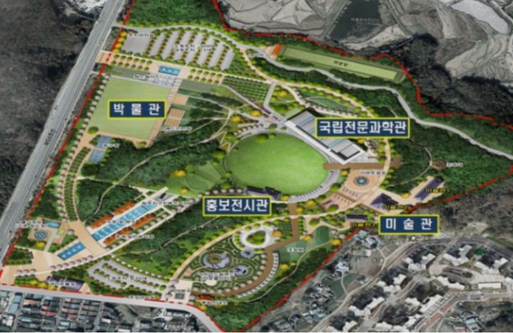 원주 캠프롱 부지 조감도. *재판매 및 DB 금지