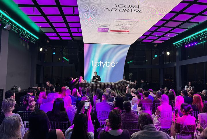 [서울=뉴시스] 휴젤이 브라질에서 '레티보' 프리 론칭 행사를 개최했다. (사진=휴젤 제공) 2025.09.08. photo@newsis.com *재판매 및 DB 금지