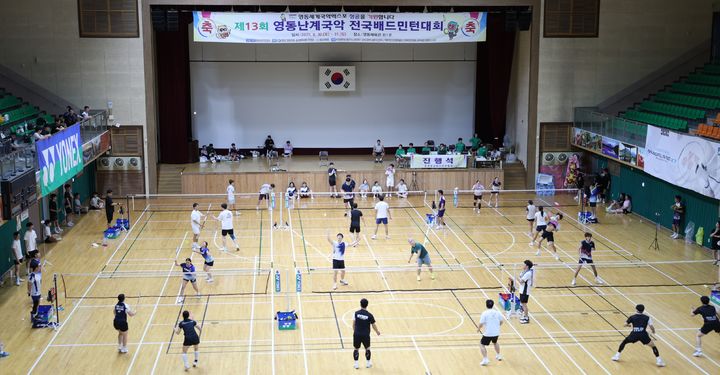 13회 영동난계국악 전국배드민턴 대회(사진=영동군 제공) *재판매 및 DB 금지