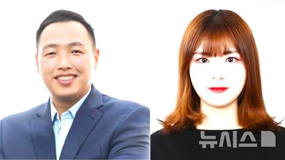 [포항=뉴시스] 송종욱 기자 = 포스텍은 화학공학과 손재성 교수·양성은 박사 연구팀이 한국전기연구원 류병기 박사와 함께 3차원(3D) 구조와 열 경계 조건을 동시에 고려한 '열전 소자 설계 원리'를 세계 최초로 제안하고, 실제 제작된 소자에 적용해 성능을 검증했다고 8일 밝혔다. 사진은 포스텍 화학공학과 손 교수(왼쪽)와 양 박사. (사진=포스텍 제공) 2025.09.08. photo@newsis.com