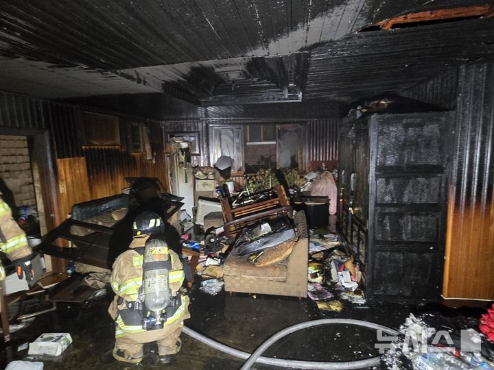 [부천=뉴시스] 사고 현장 모습. (사진=부천소방서 제공) 2025.09.08. photo@newsis.com