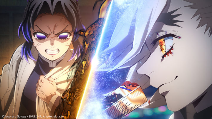 [서울=뉴시스] 영화 '극장판 귀멸의 칼날:무한성편'. (사진=애니맥스브로드캐스팅코리아 제공) 2025.09.08. photo@newsis.com *재판매 및 DB 금지