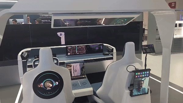 [뮌헨(독일)=뉴시스] 삼성디스플레이가 독일 뮌헨에서 열린 IAA 모빌리티 2025에서 '디지털콕핏' 데모를 전시한 모습. (사진=이창훈 기자) 2025.09.08 photo@newsis.com *재판매 및 DB 금지 