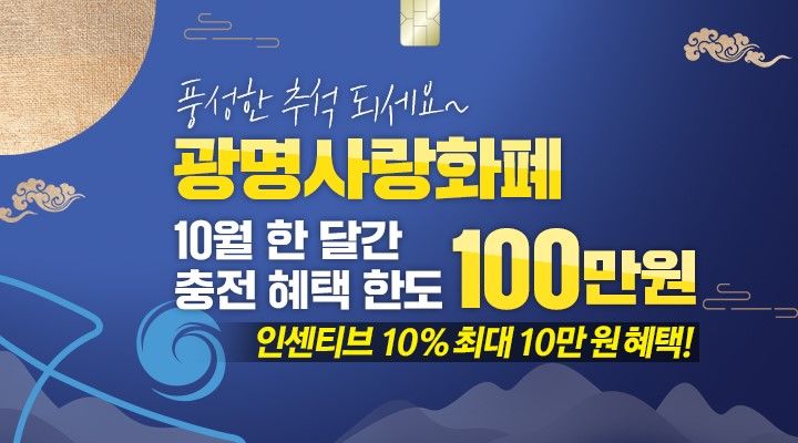 [광명=뉴시스]광명사랑화폐 10월 충전한도 상향 디지털 정보자료.(사진=광명시 제공)2025.09.09.photo@newsis.com *재판매 및 DB 금지