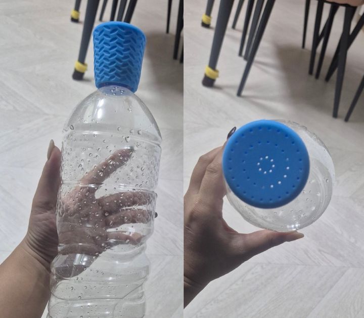 [뉴시스] 8일 최악의 가뭄을 겪고 있는 강원 강릉의 한 시민이 생수병에 분무기 마개를 꽂은 사진을 올렸다. (사진=강릉 맘카페 갈무리) *재판매 및 DB 금지