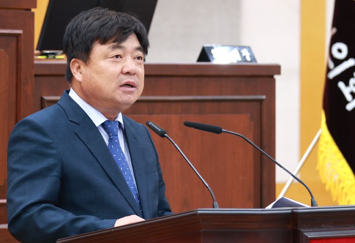 5분 자유발언하는 손상현 충주시의원 *재판매 및 DB 금지