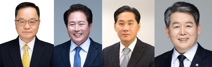 사진 왼쪽부터 정구창 여성가족부 차관, 김경협 재외동포청장, 임채원 국가공무원인재개발원장, 김용석 대도시권광역교통위원회 위원장. [사진=대통령실 제공] *재판매 및 DB 금지