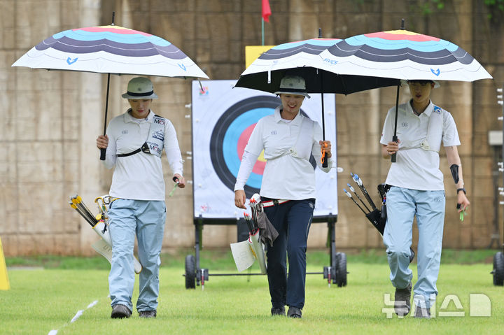 [광주=뉴시스] 광주2025현대세계양궁선수권대회 출전한 한국 여자 양궁 대표팀. (사진=뉴시스 DB). photo@newsis.com