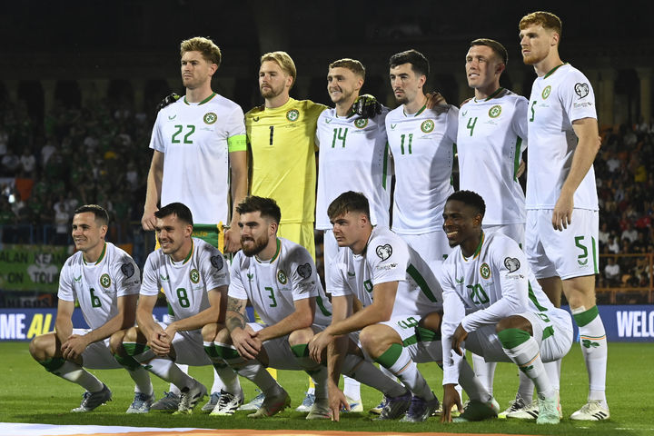 [예레반=AP/뉴시스] 아일랜드 축구 국가대표팀. 2025.09.09.