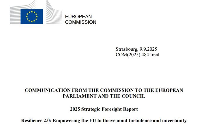[서울=뉴시스] 유럽연합(EU)이 9일 발표한 ‘전략적 예측 보고서 2025’.2025.09.10. *재판매 및 DB 금지