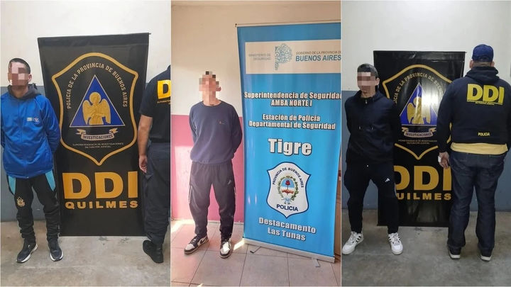 [뉴시스] 아르헨티나 투표소에서 수배자들이 투표를 시도하다가 경찰에 체포됐다.(사진=0223 ENTRA PARA ENTERARTE 캡쳐)..2025.09.10 *재판매 및 DB 금지