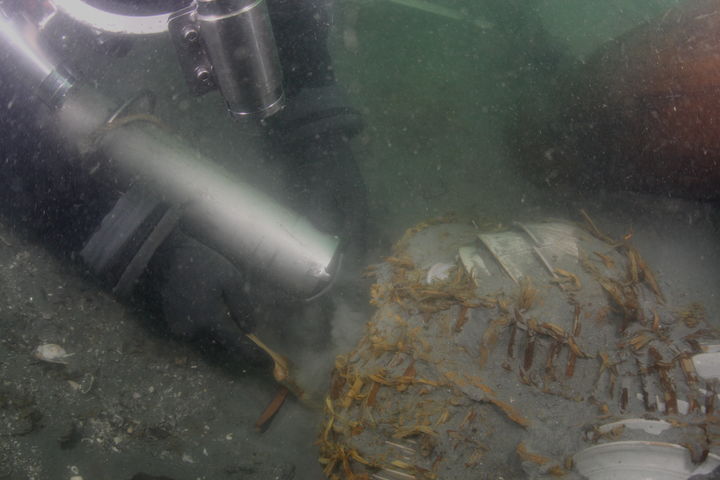  [서울=뉴시스] 마도4호선 수중발굴조사 모습 (사진=국가유산청 제공) 2025.09.10. photo@newsis.com *재판매 및 DB 금지