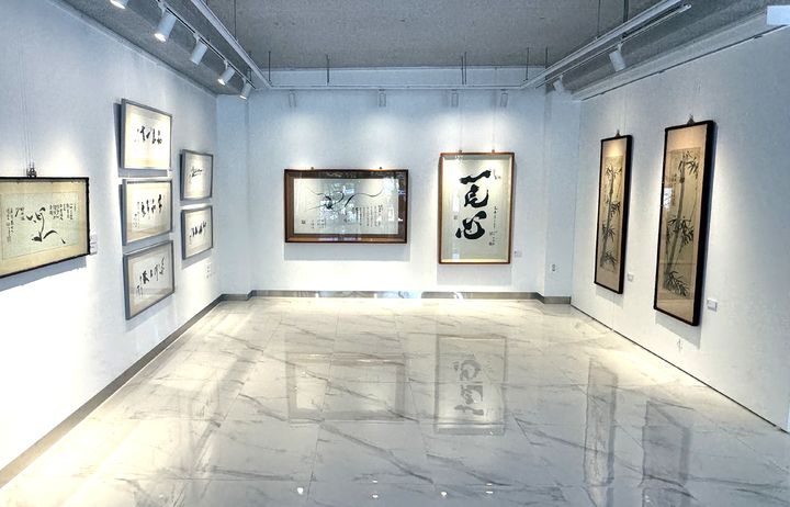 [평창=뉴시스] 차강 박기정 작품 전시회. (사진=평창군 제공) 2025.09.10. photo@newsis.com *재판매 및 DB 금지