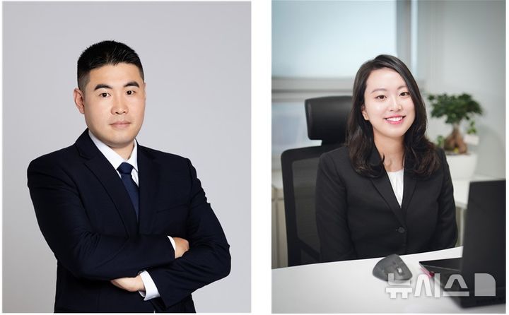 [시흥=뉴시스] 고형암 정복에 나서는 유동길(사진 왼쪽) 한국공학대 생명화학공학 교수와 송자연 성균관대학교 과학수사학과.약학과 교수. (사진=한국공학대 제공). 