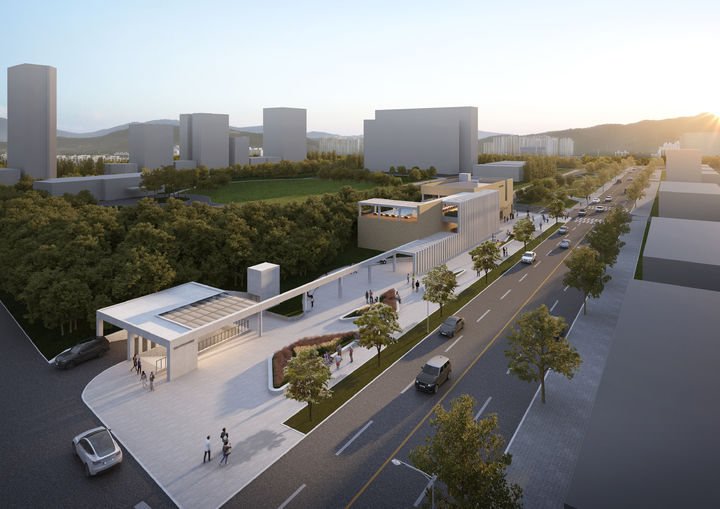 [대전=뉴시스] 2027년 준공 예정인 유성온천 문화체험관 조감도. *재판매 및 DB 금지