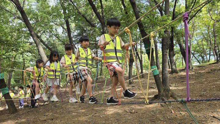 [대구=뉴시스]대구교육청, 2025 영유아 자연놀이 체험 확대 운영(사진=대구교육청 제공) photo@newsis.com *재판매 및 DB 금지