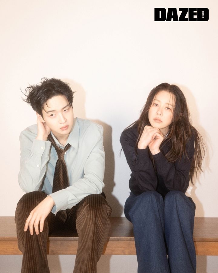 [서울=뉴시스] 패션 매거진 '데이즈드(DAZED)'가 배우 고현정, 장동윤과 함께한 화보를 공개했다. (사진=데이즈드 제공) 2025.09.11. photo@newsis.com *재판매 및 DB 금지